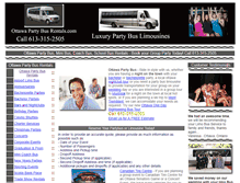 Tablet Screenshot of ottawapartybusrentals.com